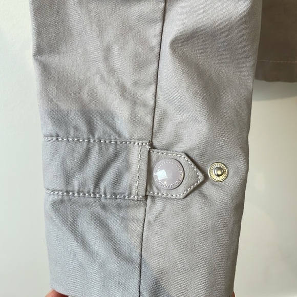 Juicy Couture Womens Drawstring Jacket Coat utility SMALL Lavender Gray Zipper - Picture 8 of 15